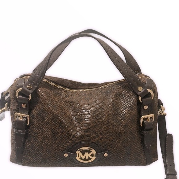 Michael kors Michael Kors Stockard Brown Satchel - Picture 1 of 16